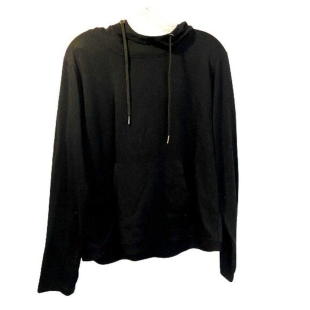 Adrienne Vittadini Sport Womens Hoodie Sweatshirts Casual Tunic Tops Long sleeve